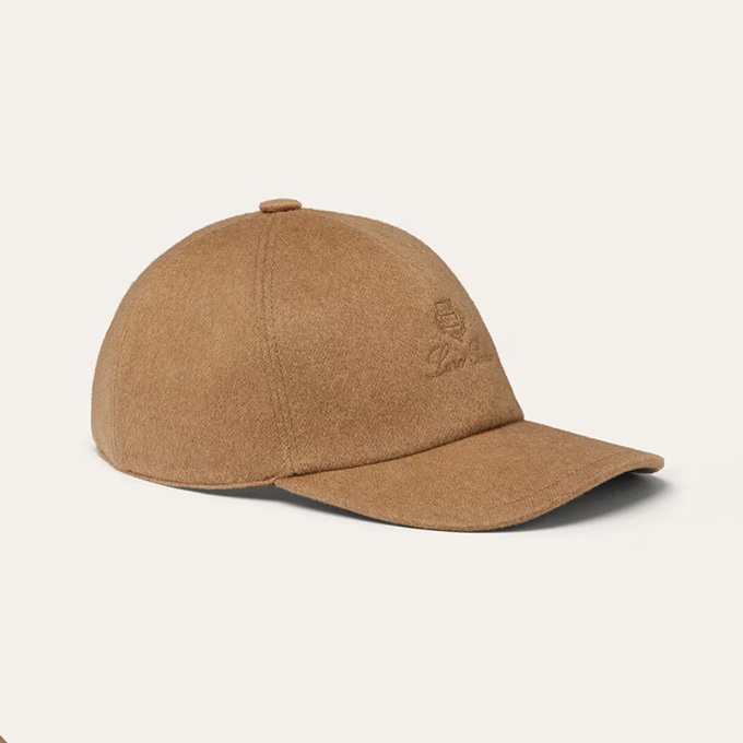 loro piana cashmere embroidered baseball cap